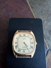VINTAGE RARE GOLD PLATED MEN'S WATCH "CHAIKA-CHAIKA