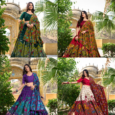 Indian Pakistani women Bollywood New Designer Wear Lengha Wedding Lehenga Choli
