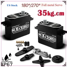 35KG High Torque Brushless DS Servo All Metal Gears for 1/8 1/10 1/12 RC Crawler