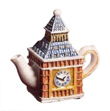Bambole Casa Big Ben Orologio Torre Teiera Miniatura Cucina Accessorio 1:12