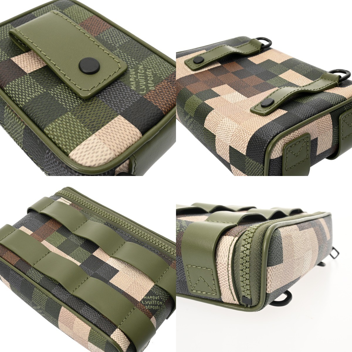 LOUIS VUITTON LV Trail Wearable Wallet M83169 green mens Shoulder Bag image 8