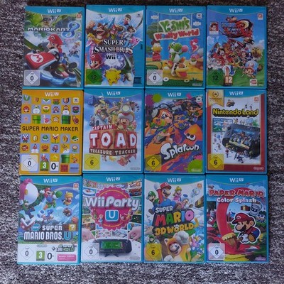 Nintendo Wii U Spielepaket: Mariokart 8, Super Smash Bros