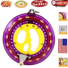 Durable Kite String Reel Winder - 7 Inches with 600ft Line for Kids & Teens