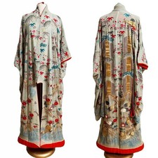 Vintage Japanese Wedding Kimono / Embroidered Kimono / Wedding Kimono