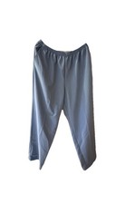 Alfred Dunner Womens 20W Blue Pull On Pants Elastic Waist NWT Comfort