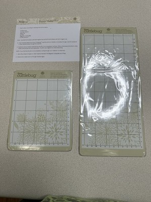 Cricut Anna Griffin Magnetic Cutting Mat Cuttlebug Die Cutting 2pk 6x8 6x13 NEW