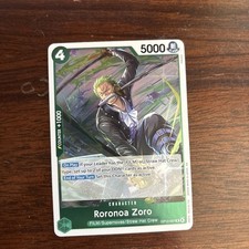 Roronoa Zoro OP13-037 Carrying On His Will Foil