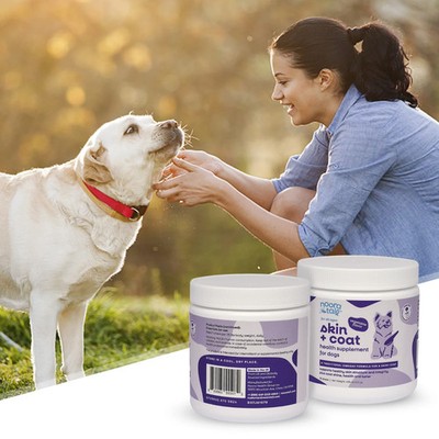 Noora Dog Skin & Coat Supplement for Shiny Coat Healthy Skin Omega Chews