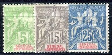 Senegal 1900 Yvert 21,23-24 * Good Values Clean Unused &euro;63 (F4098