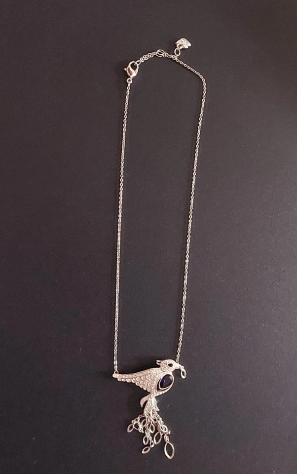 original Swarovski silber farben Halskette Kette Philippa Necklace Vogel 1106507 - Bild 3 von 4