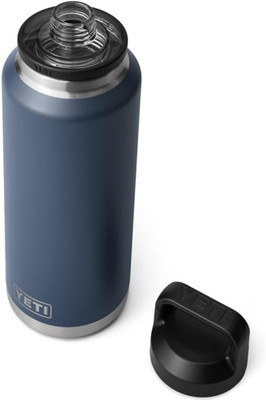YETI Rambler Trinkflasche 46 Oz (1,3 L) Navy   Edelstahl Trinkflasche, Wasserfla