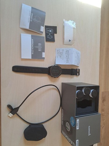 Garmin Approach S62 GPS Golf Watch Black with Box Plus CT10 Sensors ...