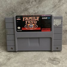 Family Feud (Super Nintendo Entertainment System, 1993) SNES Cartridge Tested
