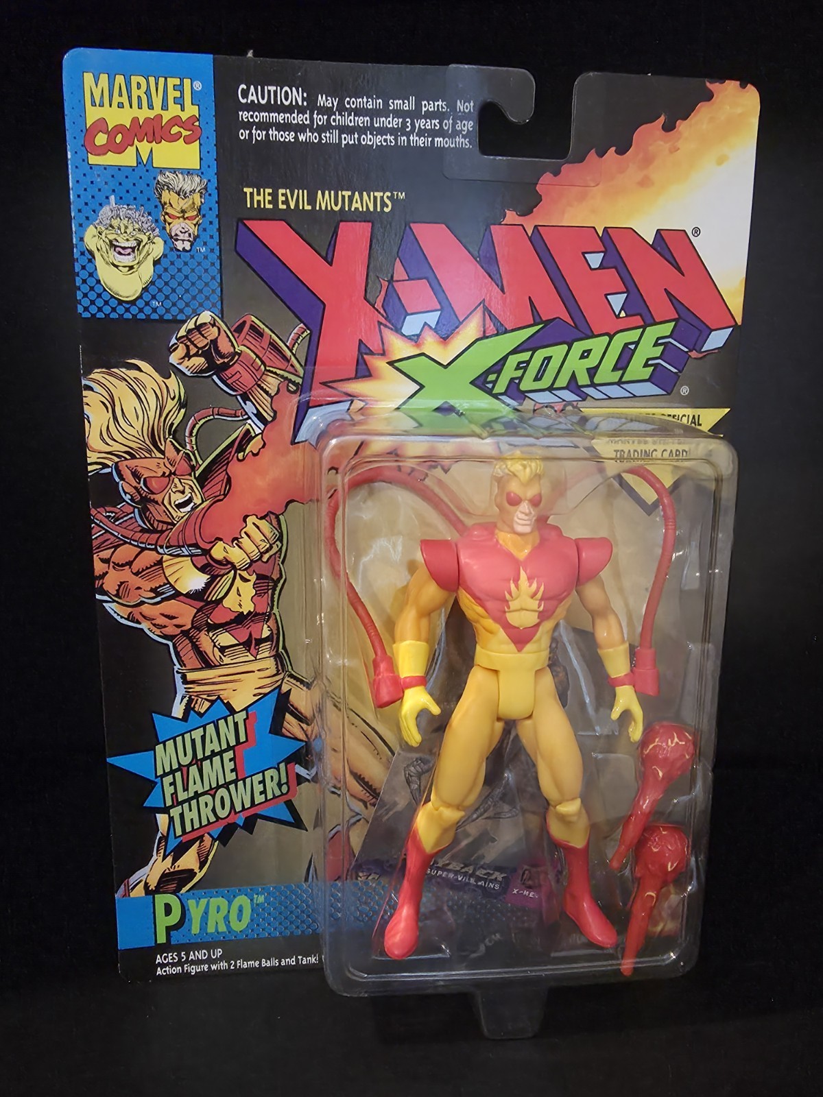 Figura Marvel X-Men X-Force Pyro con Lanzallamas Mutante NUEVO sellado de fábrica