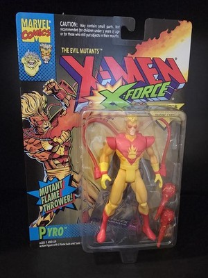 Marvel X-Men X-Force Pyro w/ Mutant Flame Thrower Figure NEW factory sealed