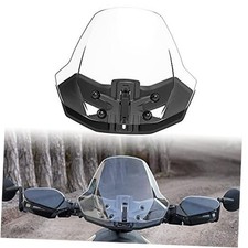 Front Windshield for Can-Am Ryker, Adjustable Front Translucent Clear Hard