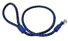 Dog Puppy Collar Leash Genuine Leather Round Braided Latigo 60006