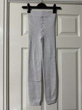 woman’s Size Small To Medium Fleece Line Fluffy Leggings From Primark Grey ￼