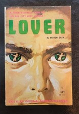 Lover Lawrence Block as Andrew Shaw Nightstand 1551 PBO 1961 Sleaze Pulp Fiction