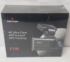 REDTIGER 4K Ultra Clear AAP Control GPS Tracking F7N Dash Camera New, Sealed