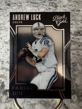 2015 Panini Black Gold ANDREW LUCK Indianapolis Colts #12 Serially Numbered /25