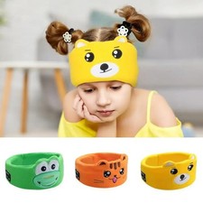 Kids Bluetooth Sleep Eye Mask Wireless Headphones Animal Soft Travel Headband V5