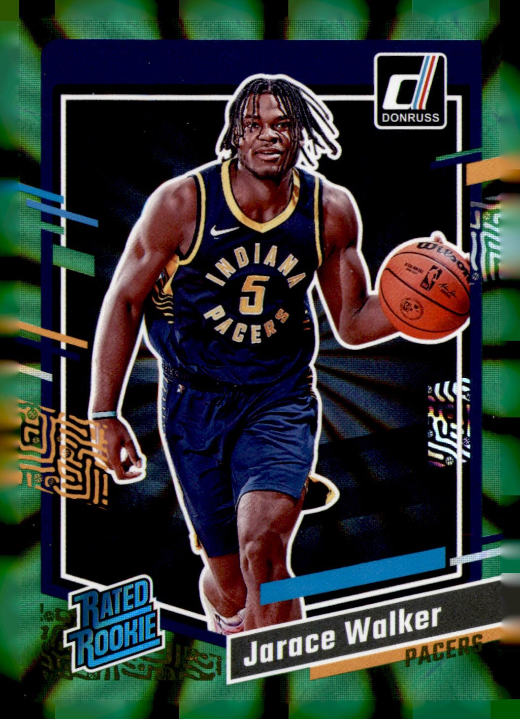 2023-24 Donruss #207 Jarace Walker Green Laser Holo