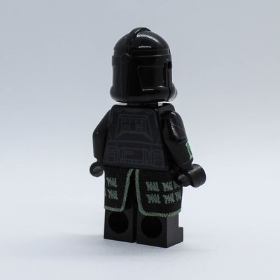 FUZZ FACTORY clone...マットブラック Grandpa Clone Customs Halloween Clone Trooper Skeleton Minifigure