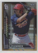 2016 Bowman Chrome Scout's Top 100 Updates Gold Refractor 35/50 Nick Plummer 4l3