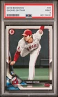 SHOHEI OHTANI 2018 BOWMAN ROOKIE RC #49 PSA 9 MINT! DODGERS JAPAN HOT! 80119431