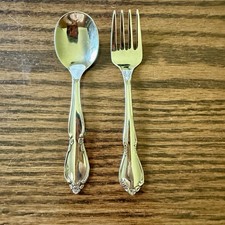 ONEIDA Community Stainless Steel Baby Spoon Oneida Baby Fork