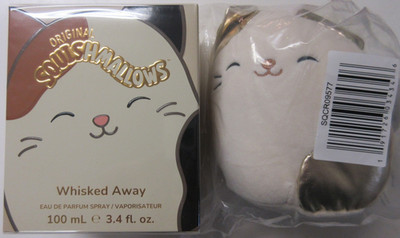 Original Squishmallows Whisked Away EDP 3.4 oz Cam Cat Calico + Bonus Plush