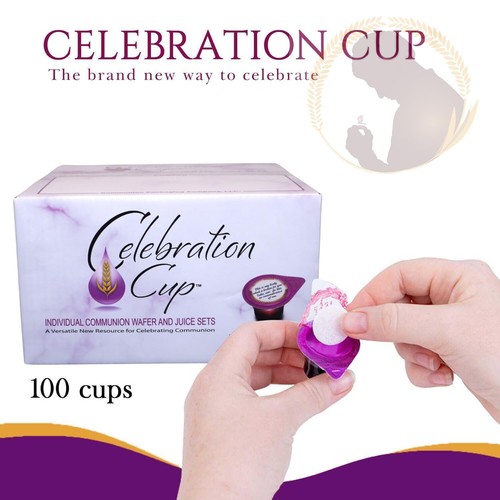 Prefilled Communion Cups with Wafer - Concordia Grape Juice - Pack of 100 - 第 3/5 張圖片