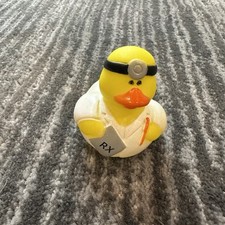 Rubber Duck Doctor Decor Car Home Office Cute Ornament RX Pad Yellow Ducky New