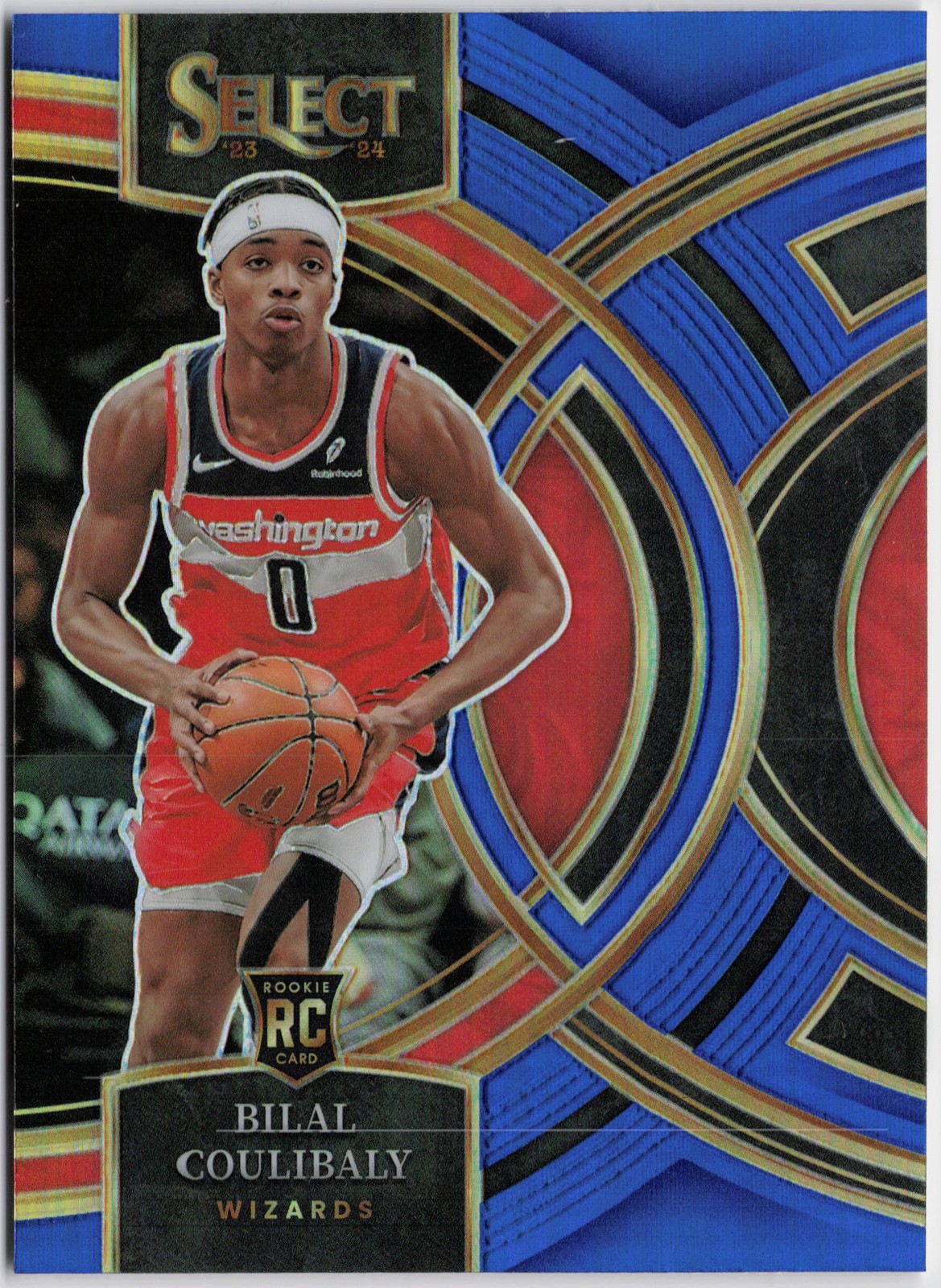2023-24 Panini Select #131 Bilal Coulibaly Silver Prizms RC Rookie