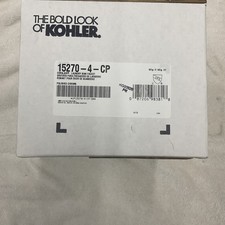 New Kohler Coralais Double Handle Laundry Utility Faucet - K-15270-4-CP