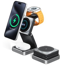 3-in-1 Wireless Charger for iPhone,15W Fast Wireless Charging Station Compati...