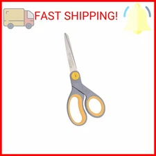 Westcott 8-Inch Titanium-Bonded Scissors with Adjustable Glide Feature for Offic