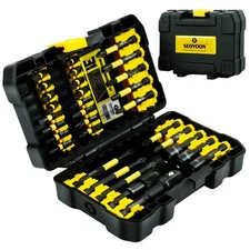 31pcs Screwdriver Bits Set, Magnetic Bits with Impact Nut Drivers, CNC Machin...