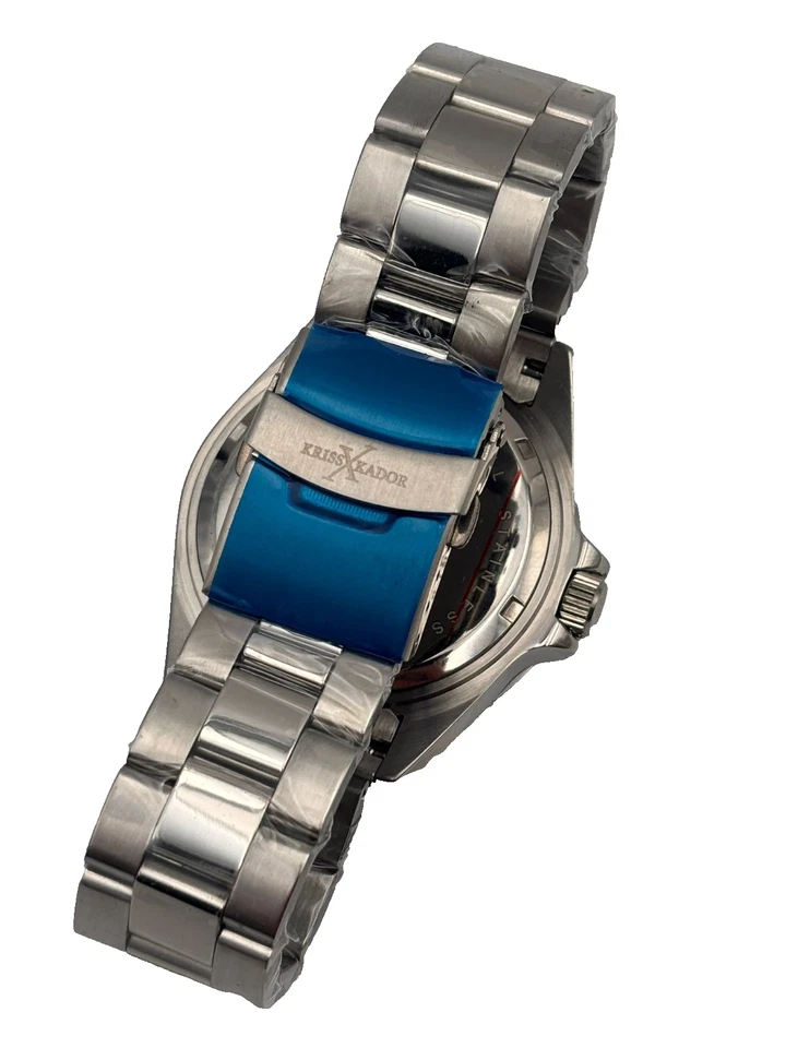 STUPENDO OROLOGIO KRISS KADOR UOMO MARINER DIVER CORONA A VITE - Immagine 4 di 4