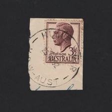 1952 New South Wales postmark HUME WEIR