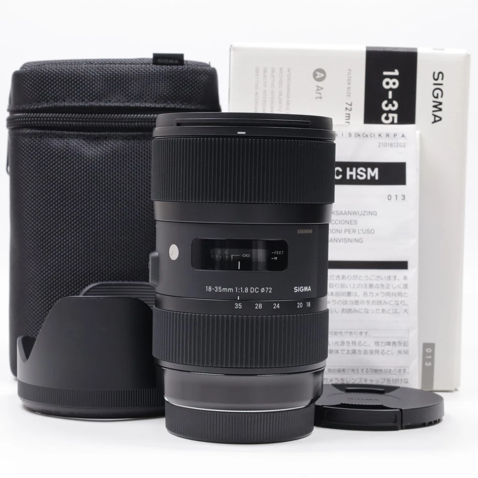 SIGMA Art 18-35 mm F1,8 DC HSM pour monture Canon EF [Top Mint] #8558LJ - Photo 1/4