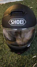 Shoei Neotec 1 Black Motorcycle Helmut With Sena 30K Communication System