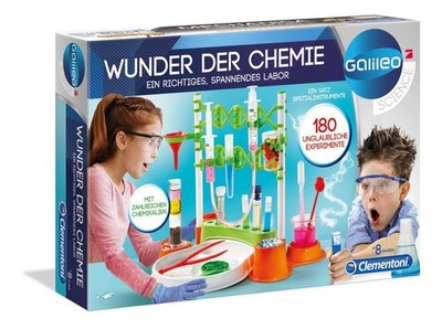 Galileo Wunder der Chemie Labor Chemiebaukasten Neu OVP