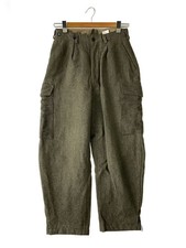 Swedish Military 1950s M39 Wool Cargo Pants -- Wool, Khaki, Solid Color