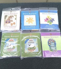 Mill Hill Spring Bouquet Collection Lot 6 Counted Glass Bead Kits All Sealed