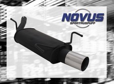NOVUS Sportauspuff Gruppe N ESD 1x 90mm RL-Design für Opel Corsa C
