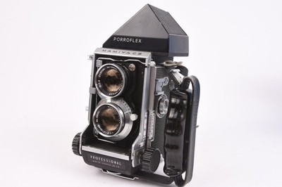 Mamiya C3 w/ Porroflex Viewfinder, Hand Grip, & Mamiya 80mm f/2.8 Lens #T-22137