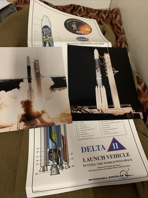 Delta II NASA Poster Advanced Composition Explorer ACE With Photos