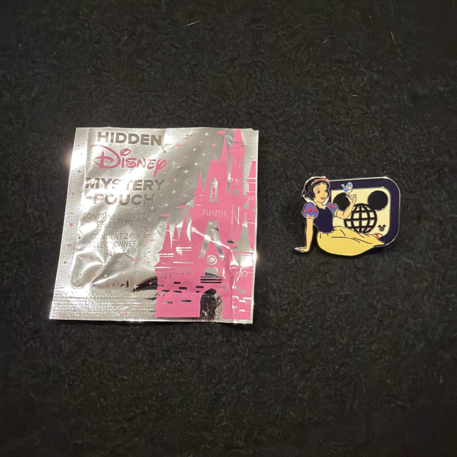 2025  Disney's Hidden Mickey Mystery Pin  Set 1 Walt Disney World D - Snow White